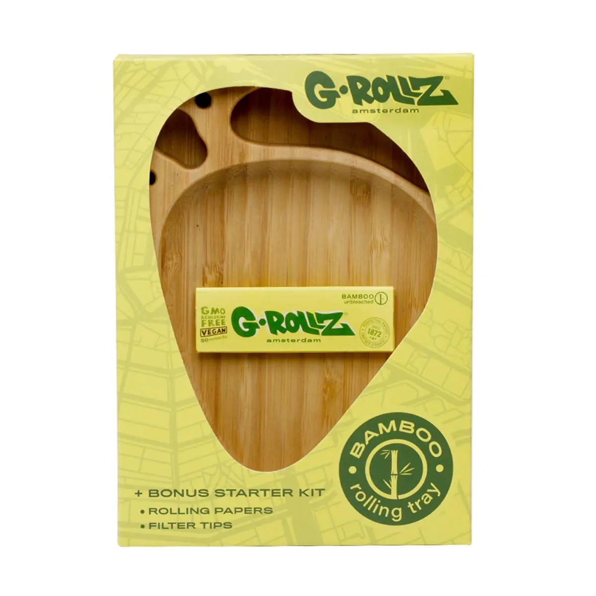 G-Rollz Bambù Bandeja rodante - paleta