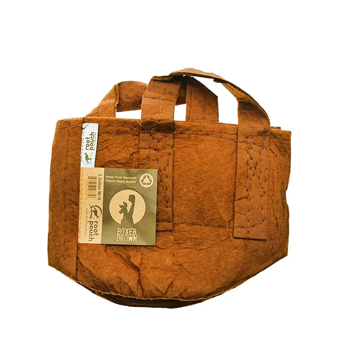 Root Pouch Boxer marrón con handle - 250 g/m² - 3.8 L