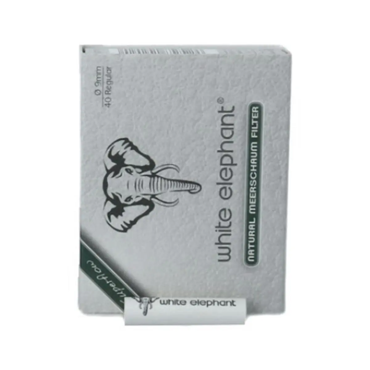 White Elephant Filtro de pipas de sepiolita 9mm 40pcs