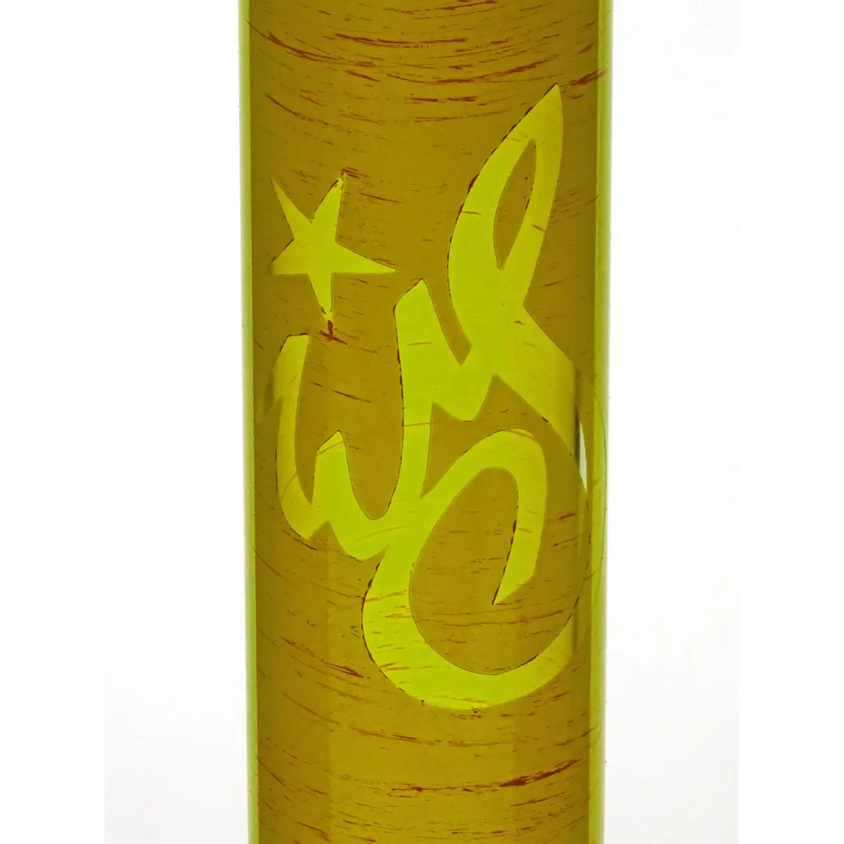 Weedstar Bong matraz de cristal 40cm BrightColor amarillo brillante