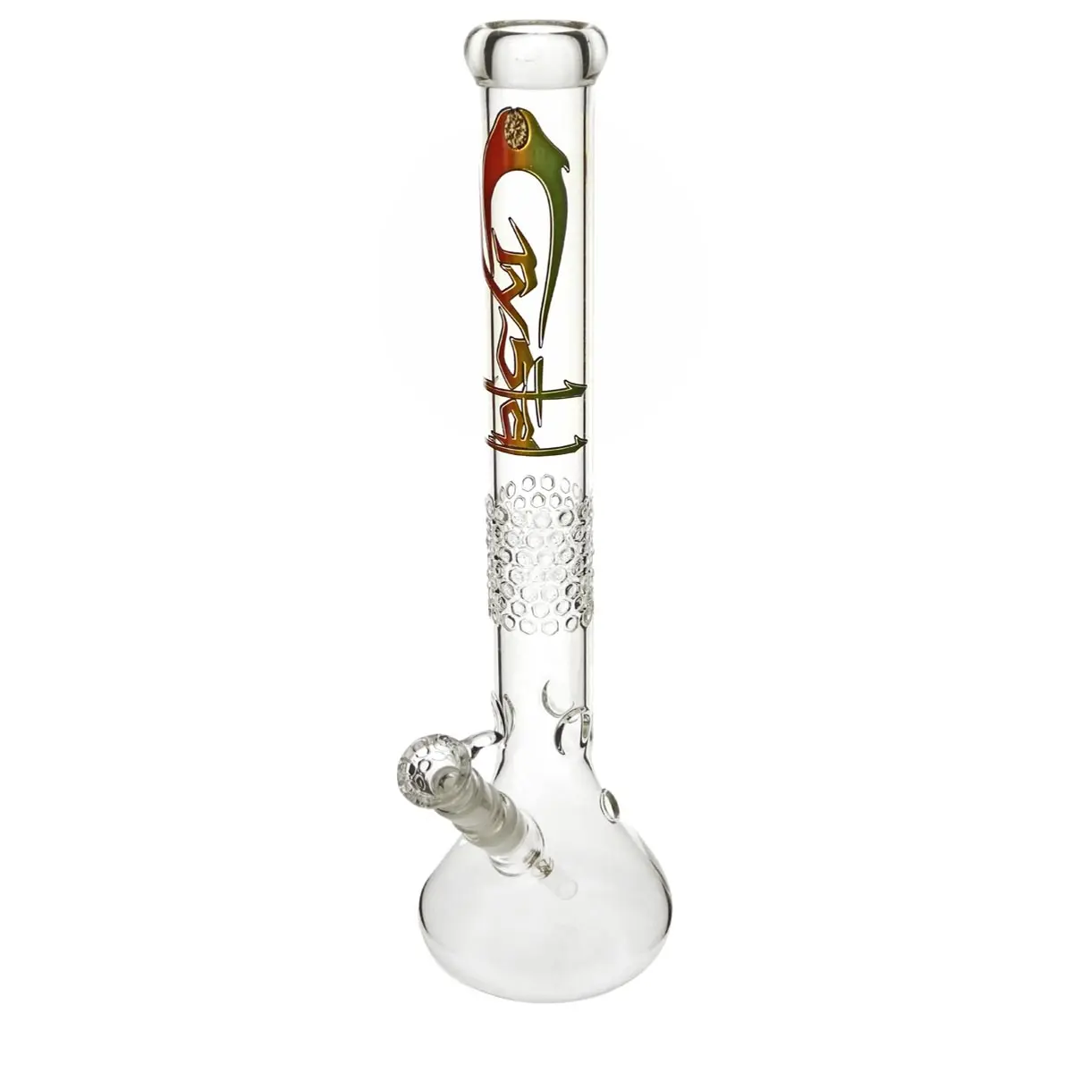 Crystal Beaker bong de cristal Rasta 46cm 18,8