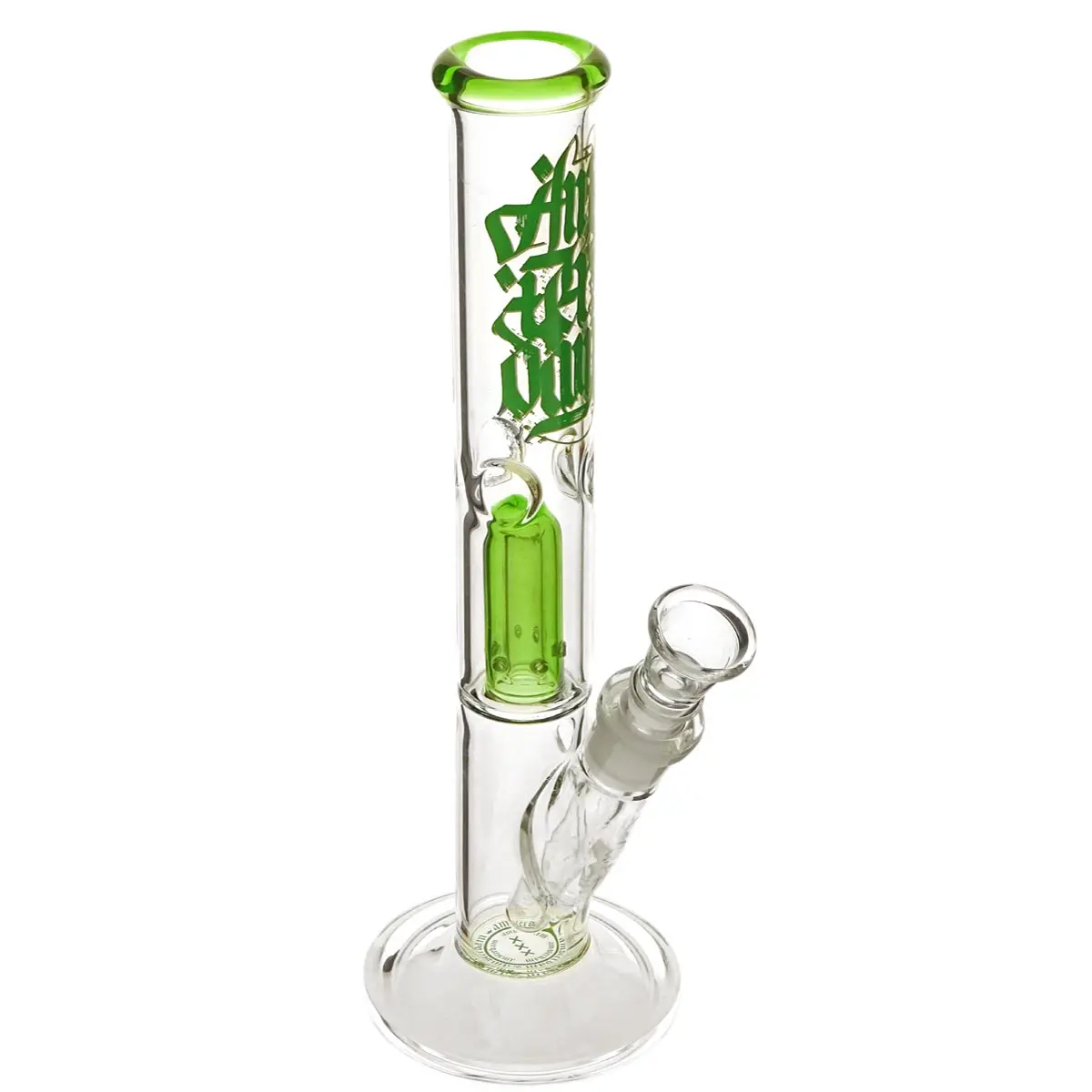 Amsterdam bong de cristal XXX cilindro 18.8 30cm - verde