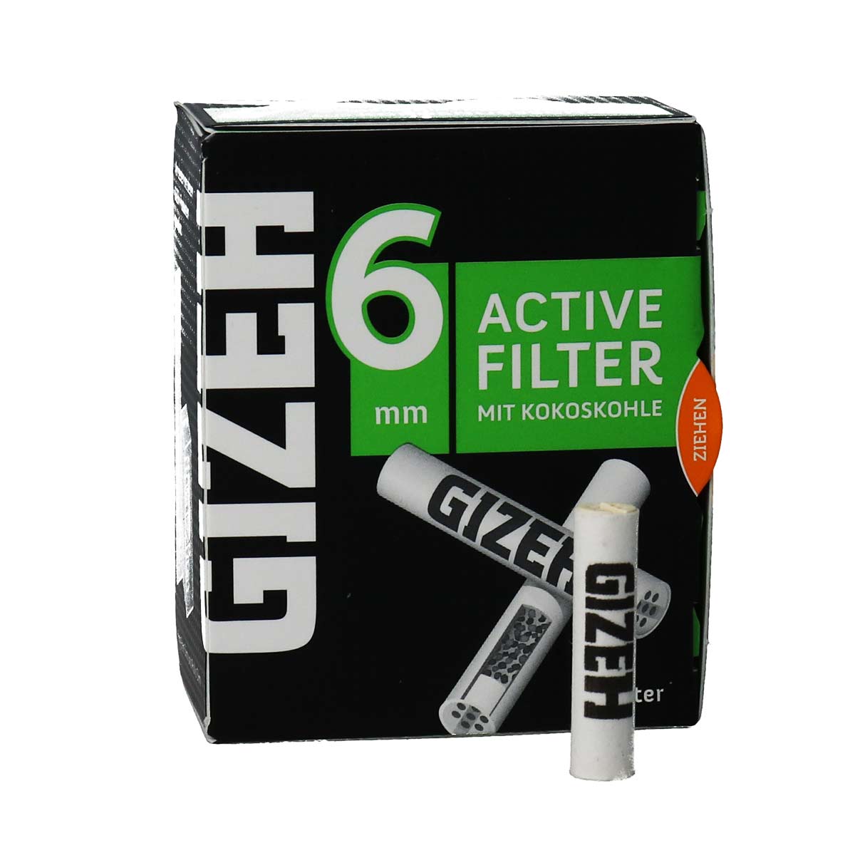 Gizeh ACTIVE Filtro Slim 6mm negro