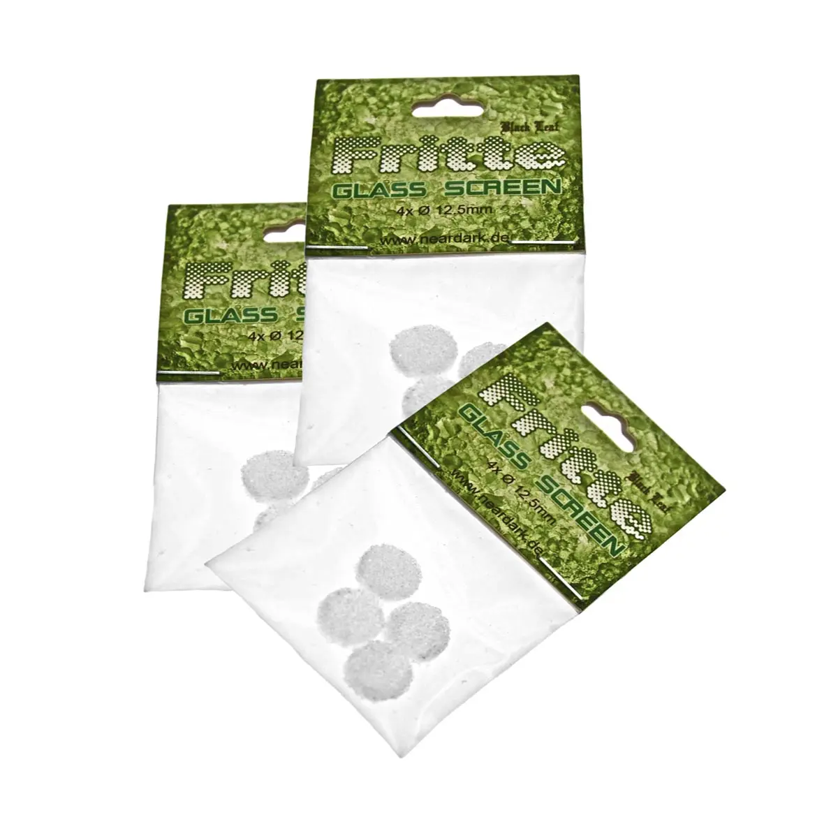 Black Leaf rejillas de frita de cristal - varios