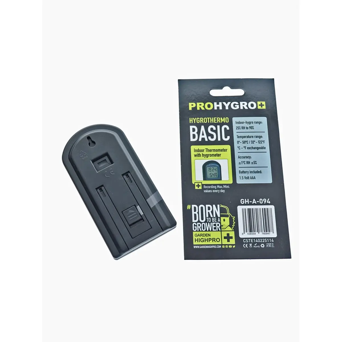 Termo-/ higrómetro digital GHP Basic