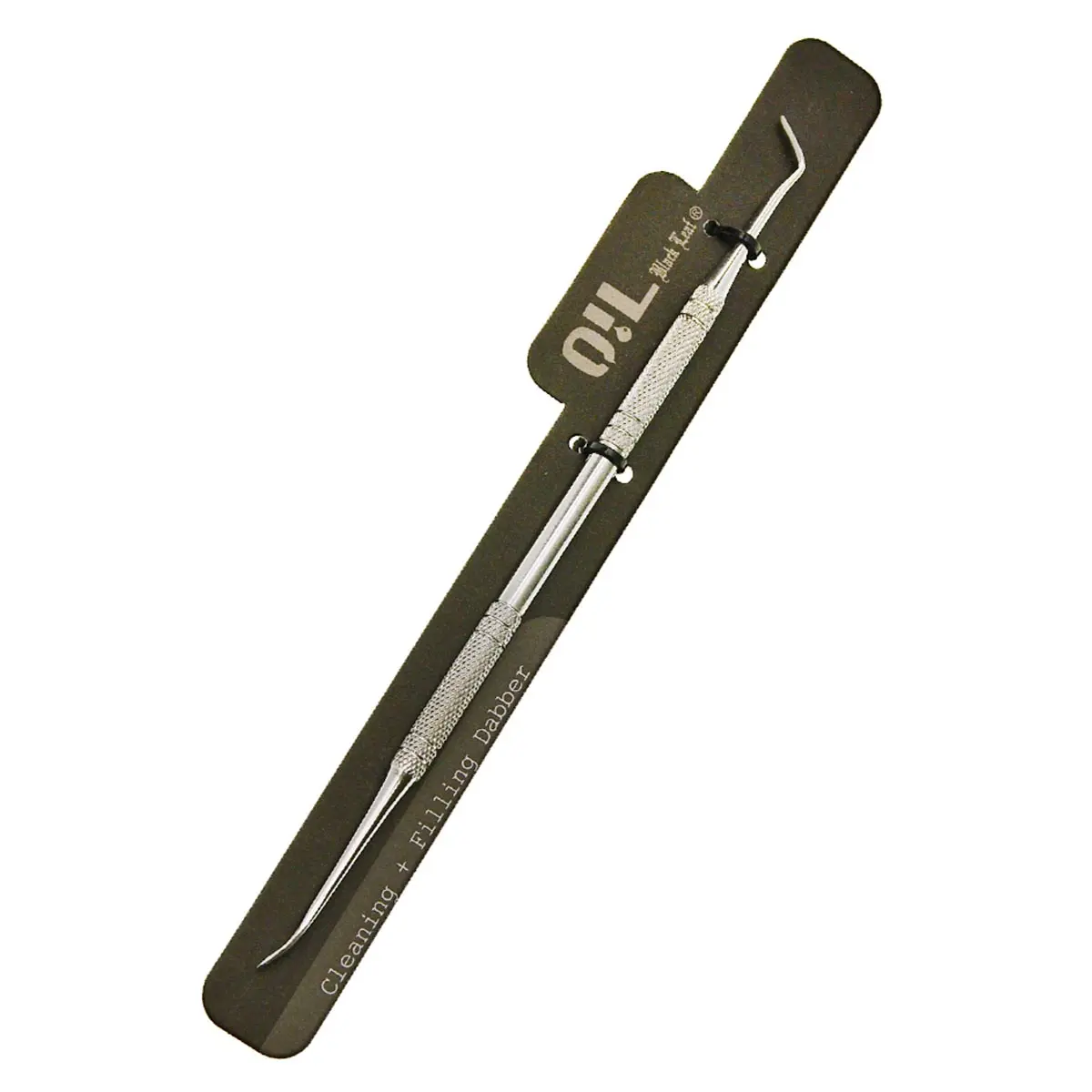 Black Leaf Herramienta dabbing para aceite de acero inoxidable - Rascador fino