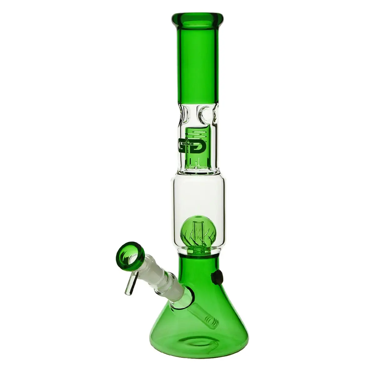 Grace Glass Bong Rounded Green Ramona 35 cm