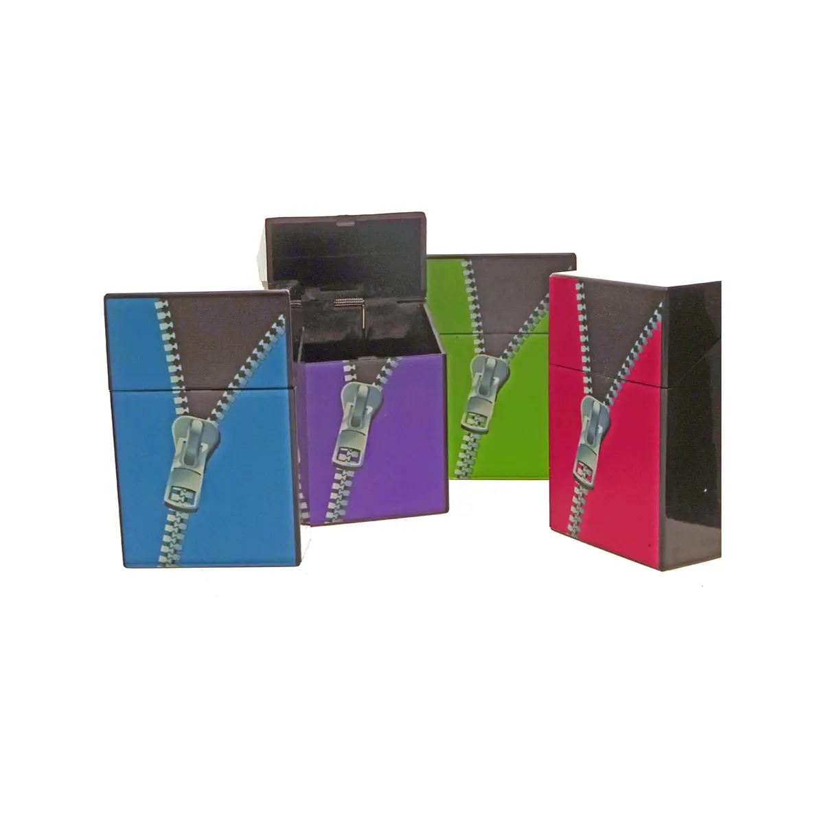 Estuche de cigarrillos cremallera