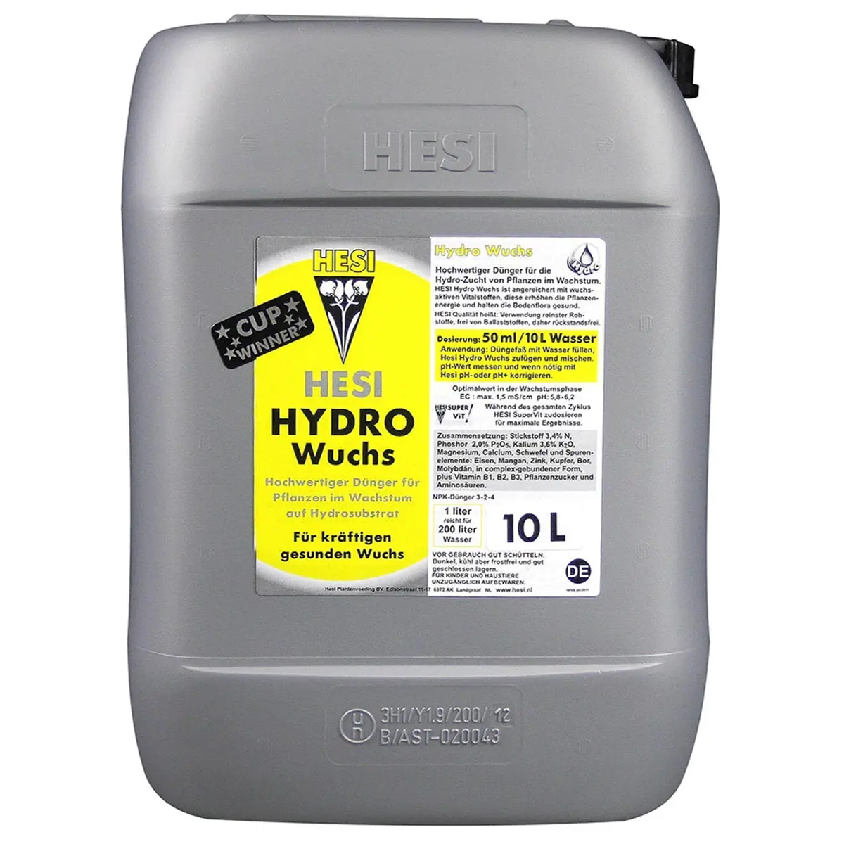 Hesi Hydro crecimiento 10L