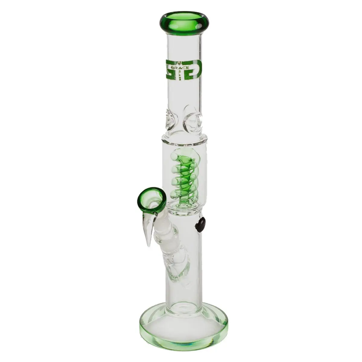Grace Glass Bong "Dainty Green Diane" 37 cm