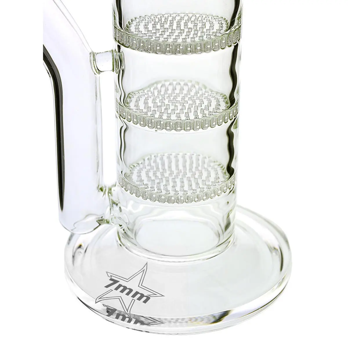 Jelly Joker Bong de cristal "Triple Honeycomb" 7mm