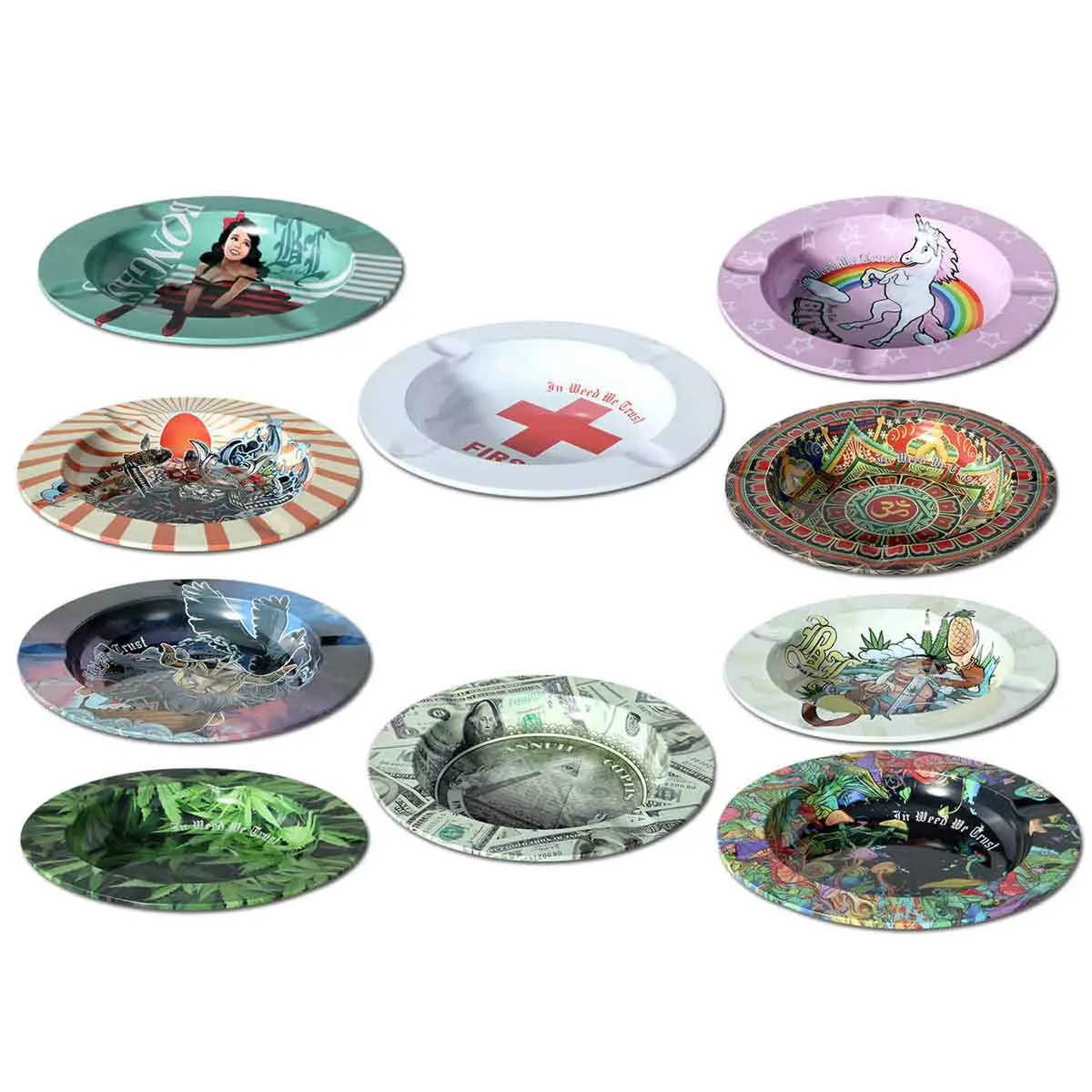 Cenicero Black Leaf 'Leafs'