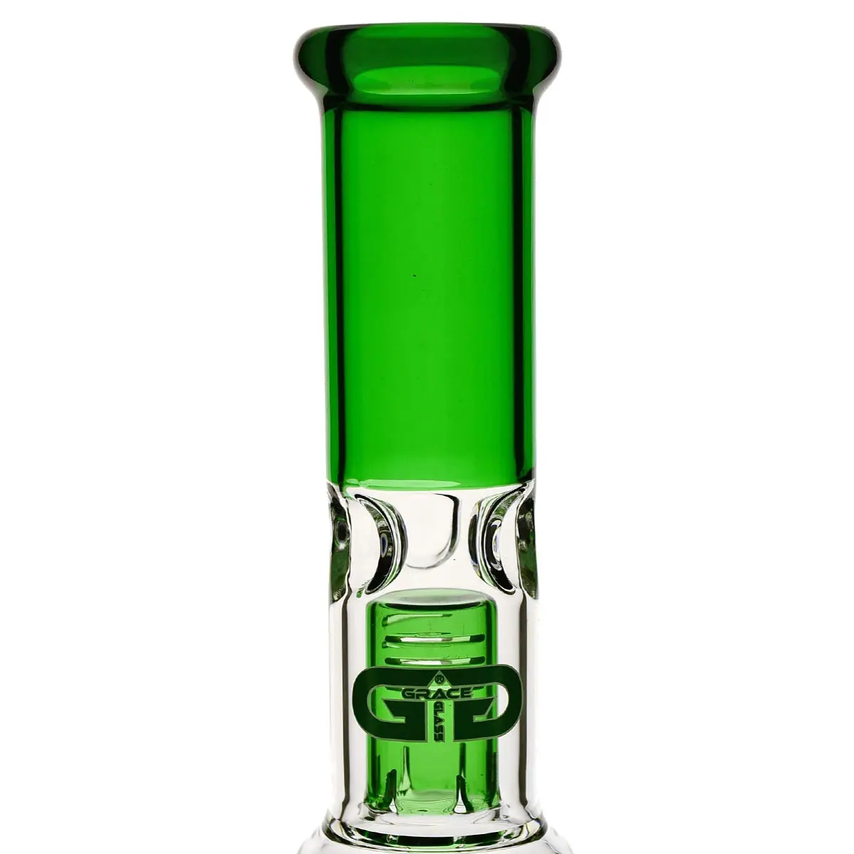 Grace Glass Bong Rounded Green Ramona 35 cm