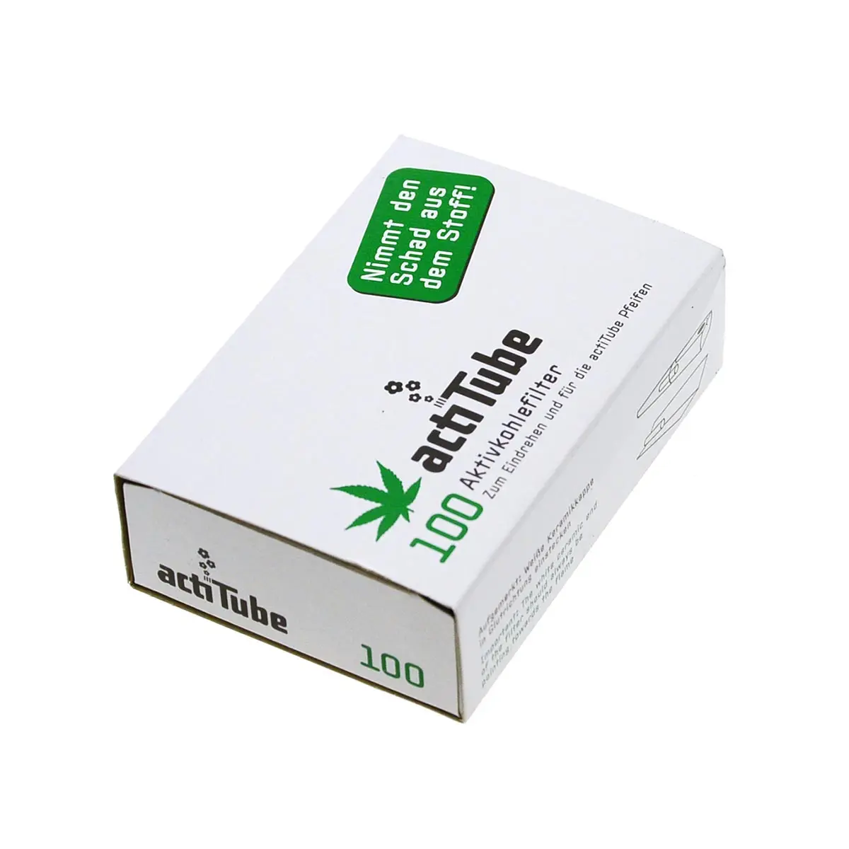 actiTube filtros de carbón activado - 10 filtros 100 uds