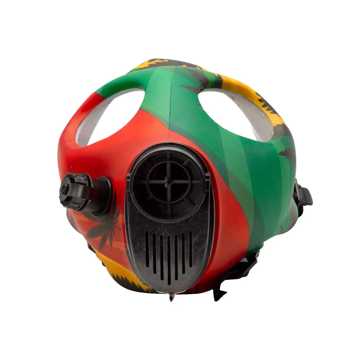 Bong+  máscara de gas  'Rasta'
