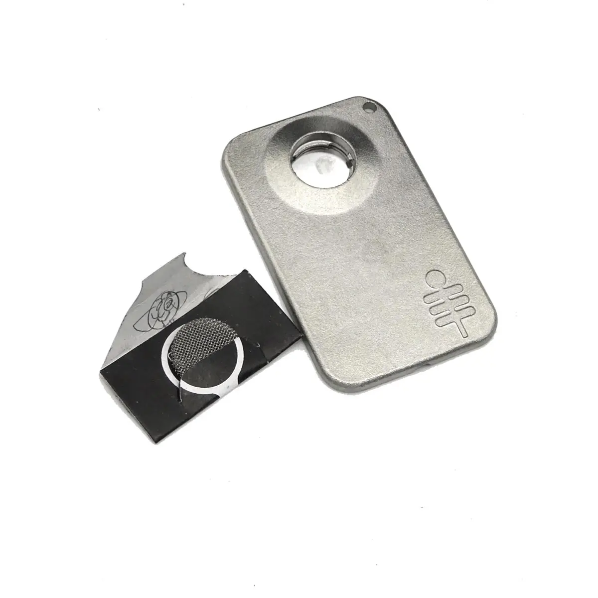 Silver Palm Leaf pipa magnética