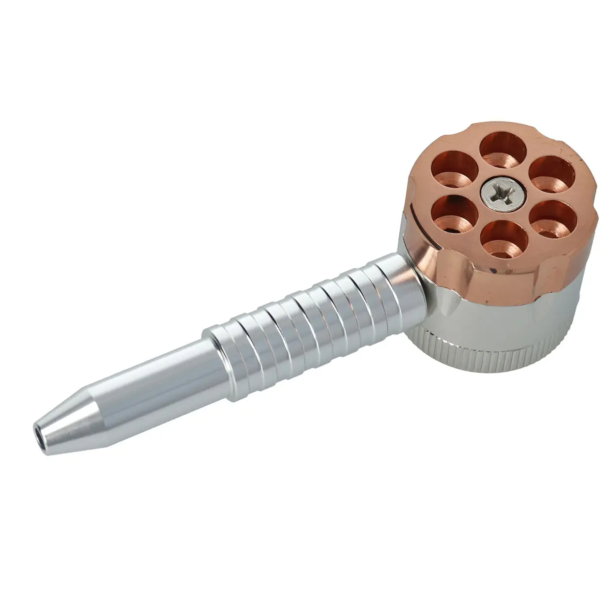 Revolver tambor pipa de mano + molinillo