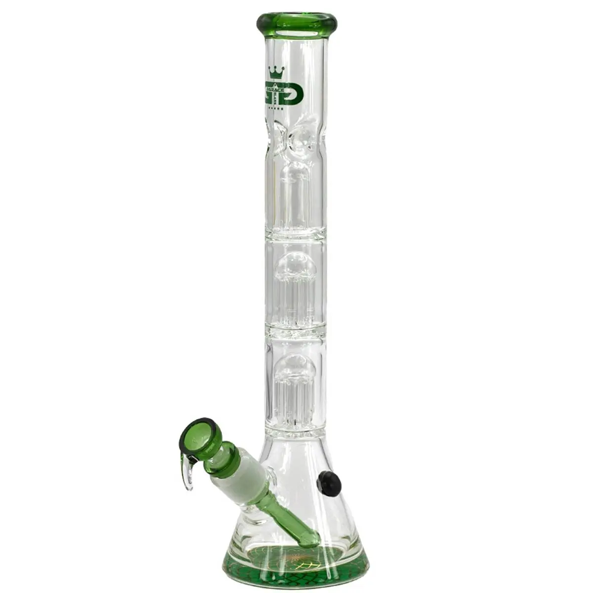 Grace Glass 'Triple Tree-Arm Percolator Beaker' 40cm grün