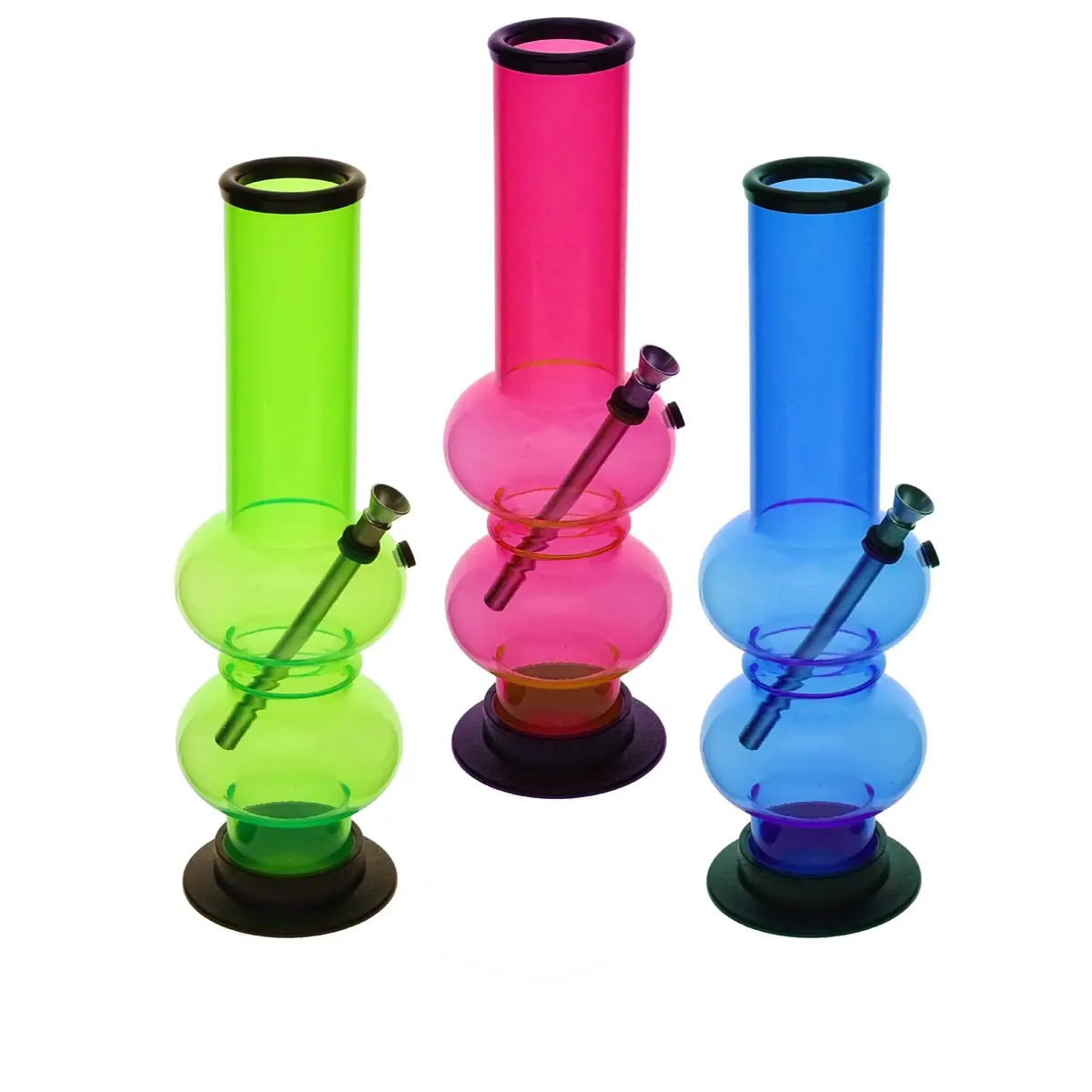 Bong de acrílico fluorescente "Small Fatso" 30 cm
