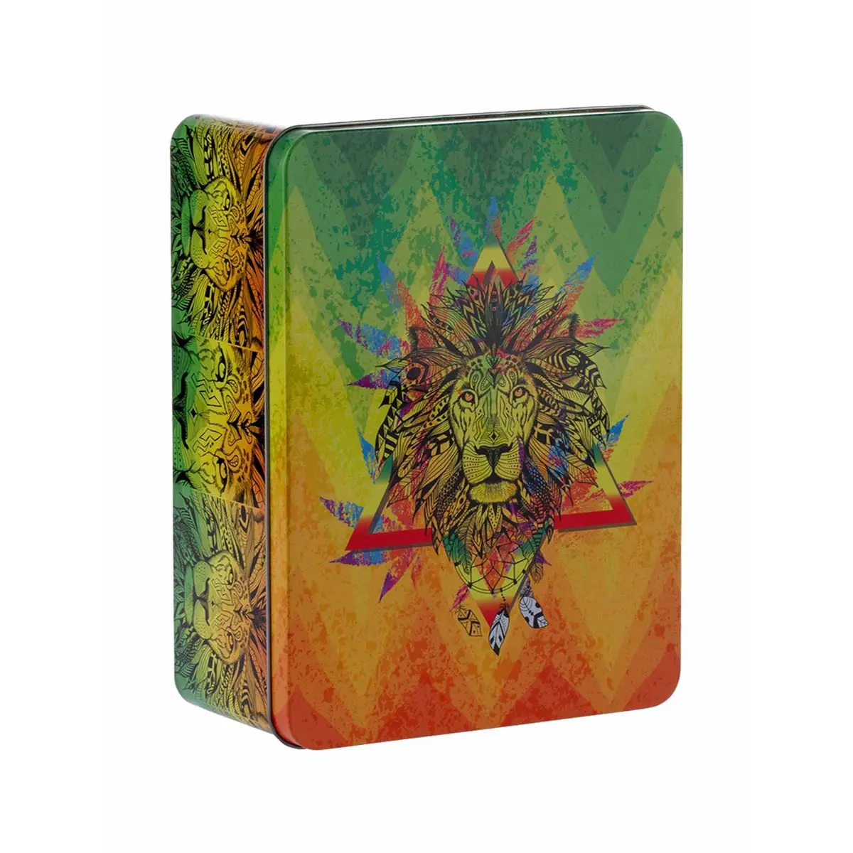 Leaf Bong Set Todo en Uno 'Rasta Lion'