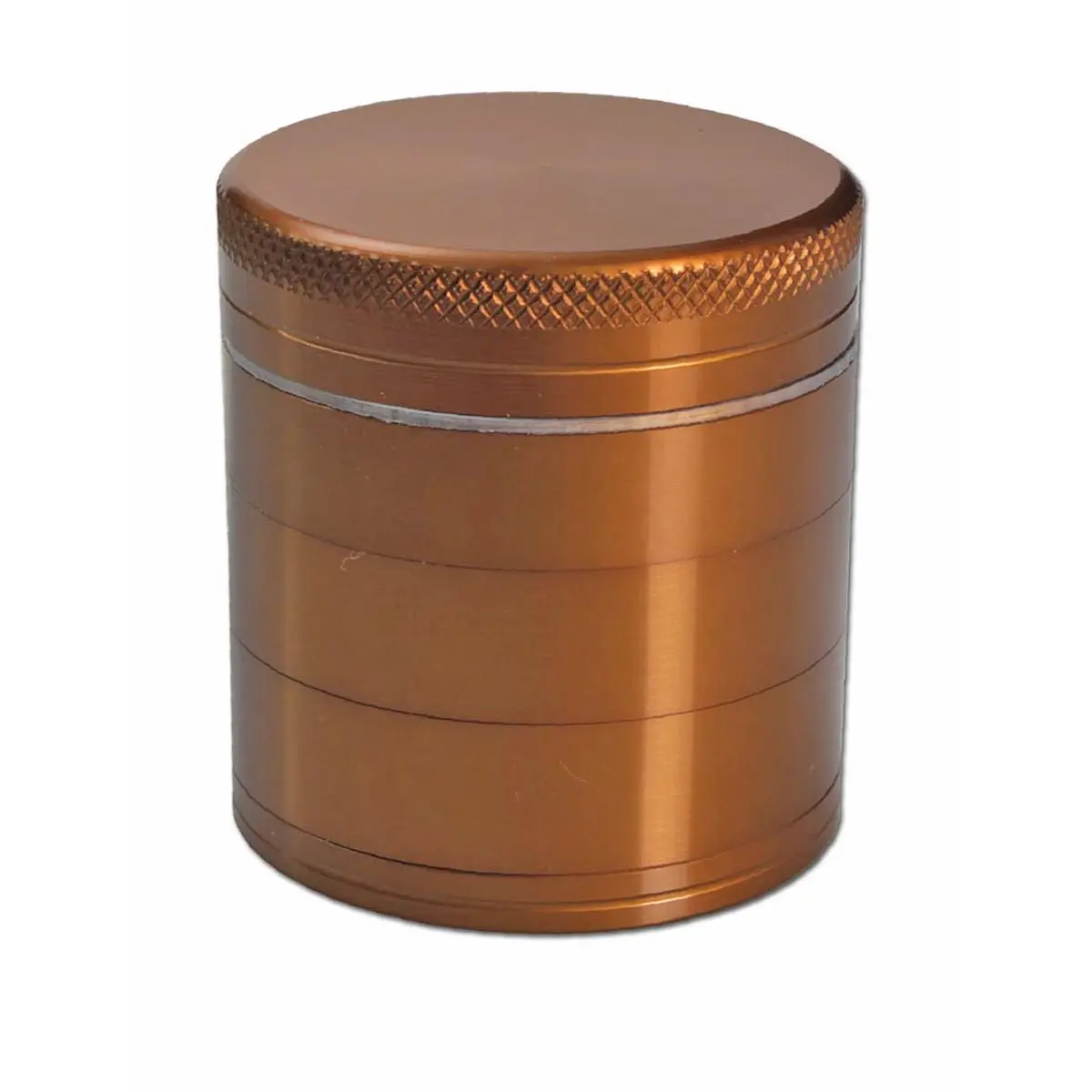 Grinder de aluminio 5 piezas con café de doble tamiz