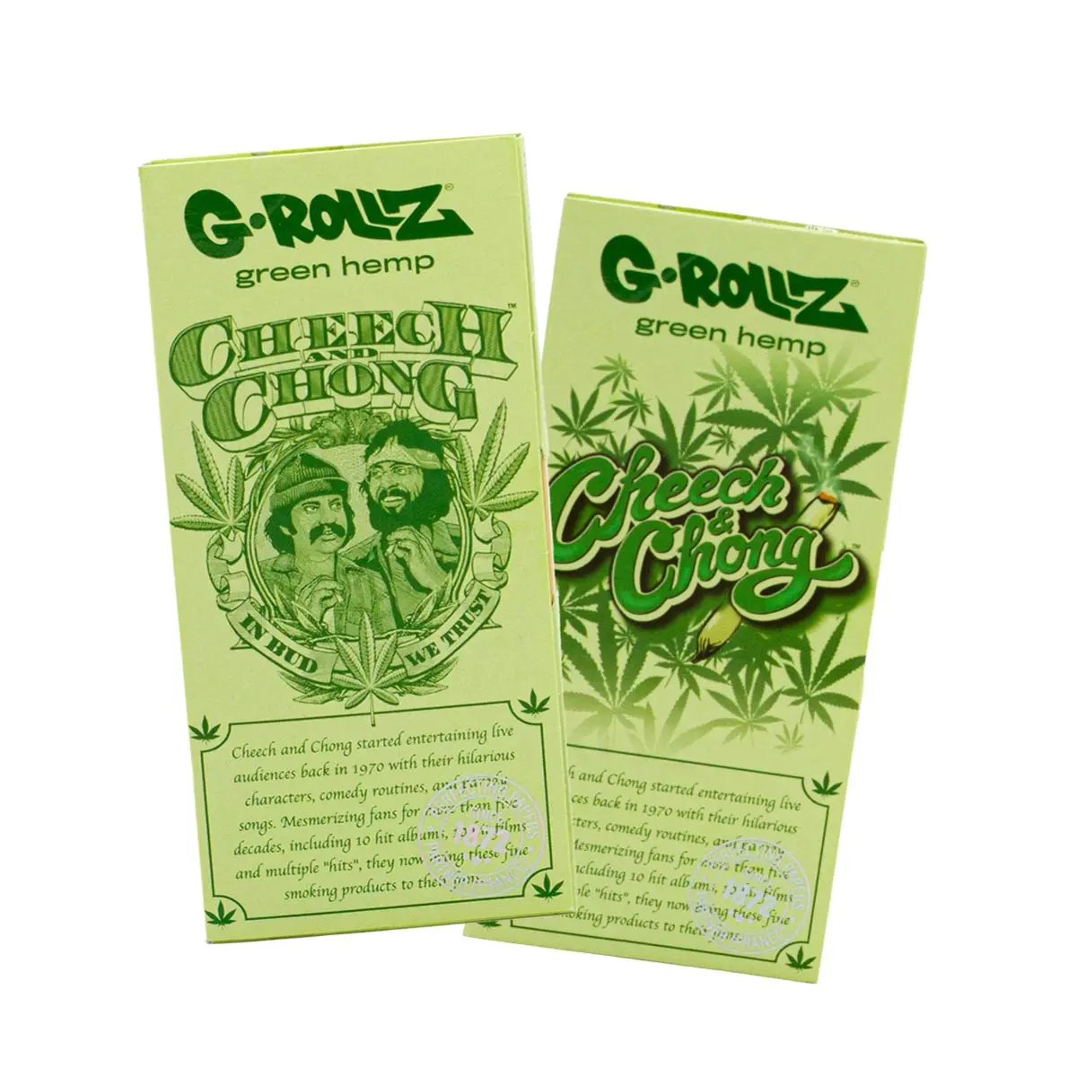 Cheech & Chong Kingsize Papers Tips Bio Hemp incl. Tray
