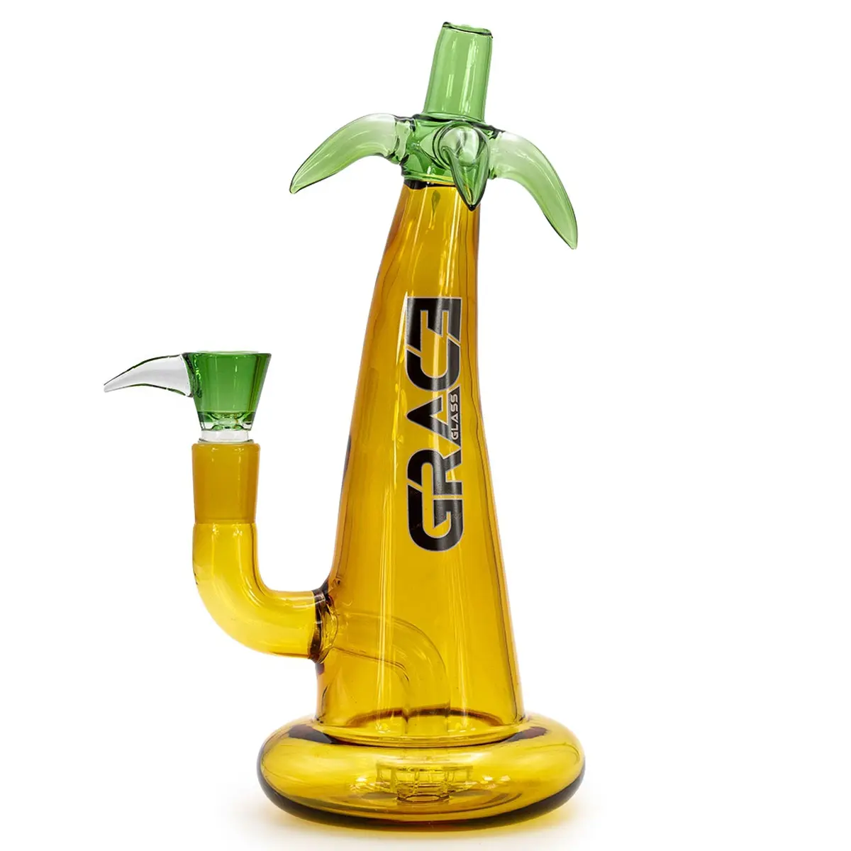 Grace Glass 'Yellow Palm' 27 cm