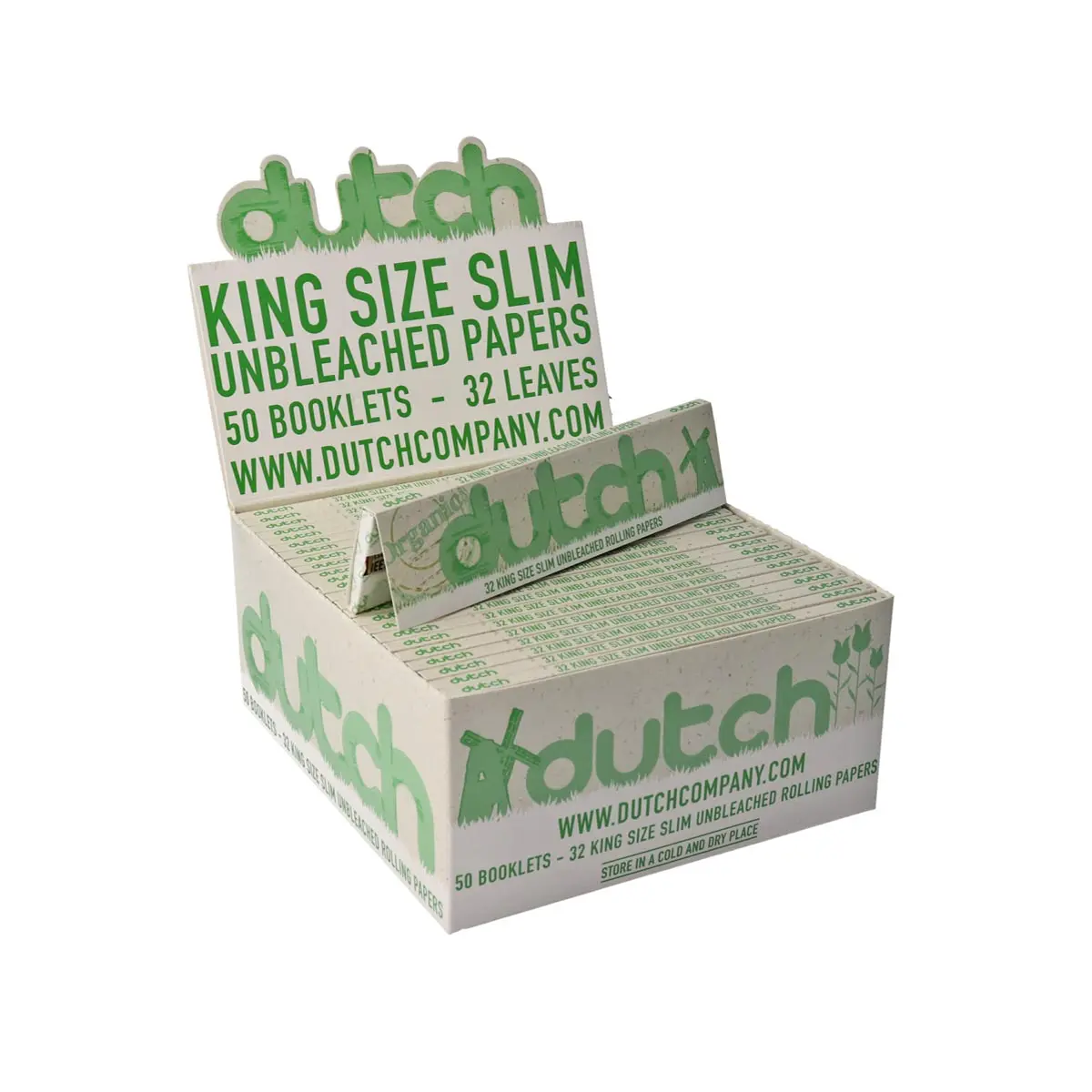 Dutch Papeles largos sin blanquear - 50x