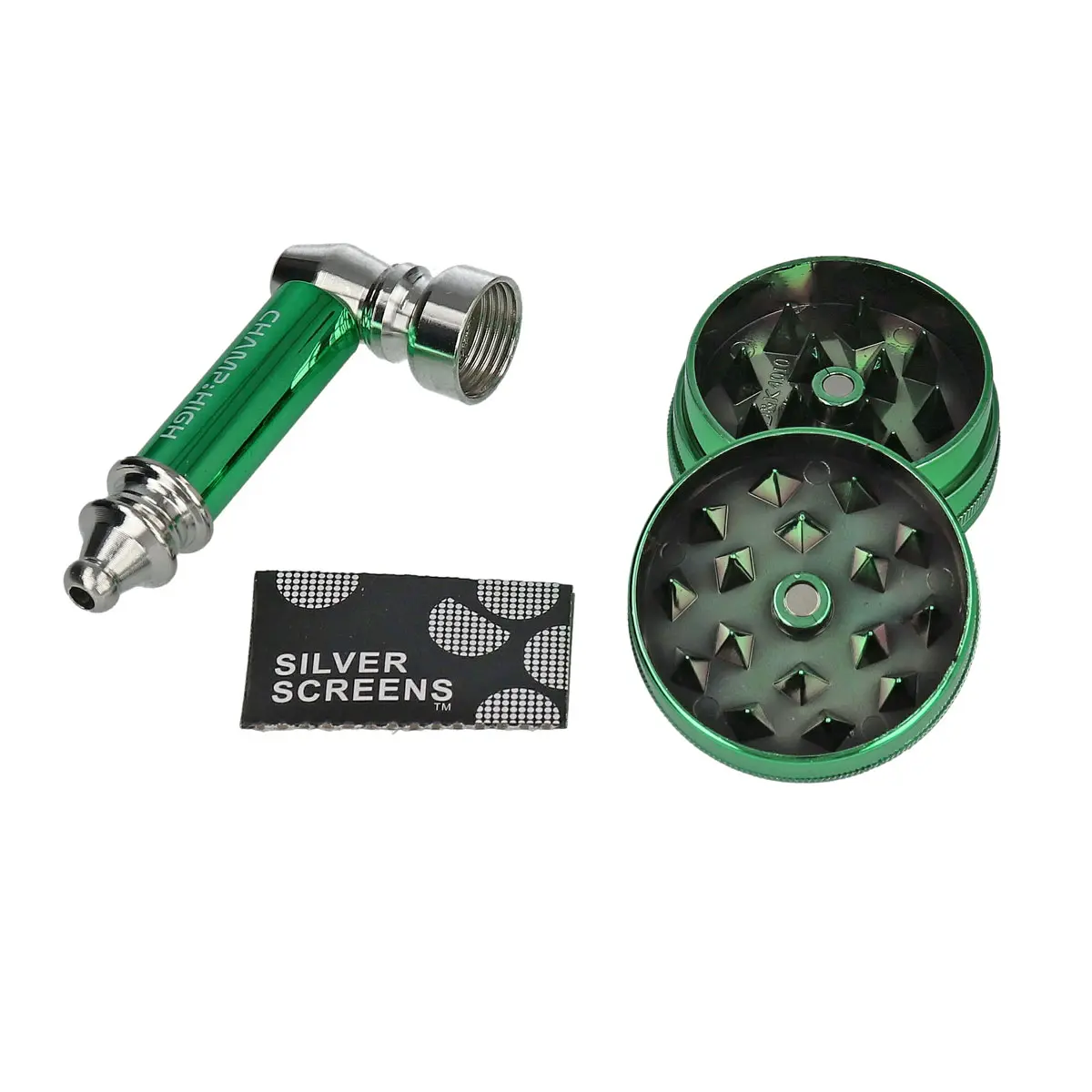 Juego de pipas Champ High con amoladora