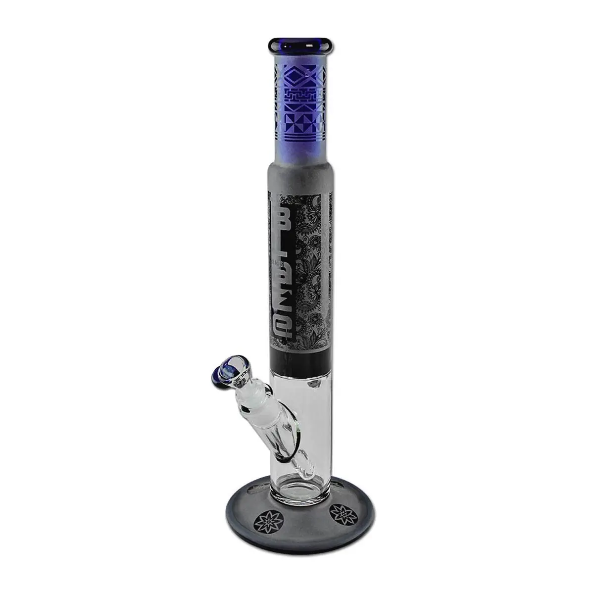 Blaze Glass Negro/azul escarchado