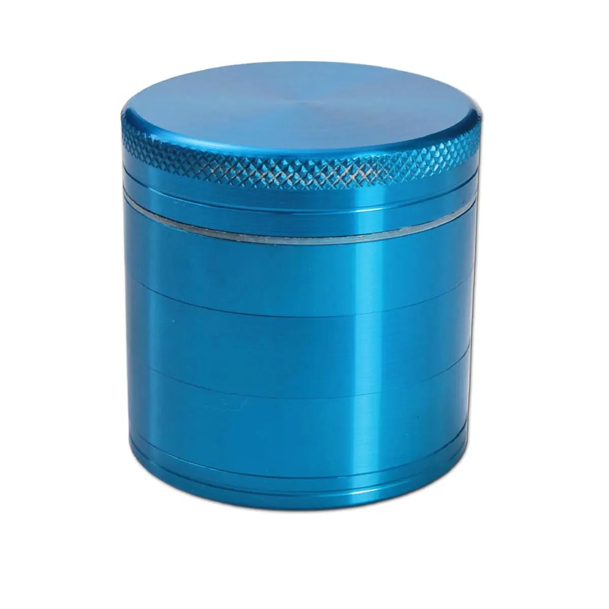 Grinder de aluminio 5 piezas con doble tamiz turquesa