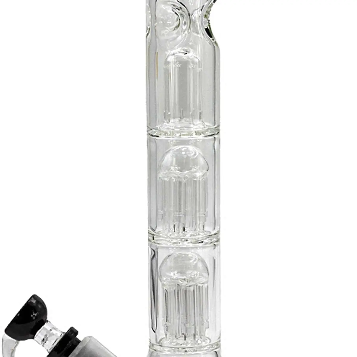 Grace Glass 'Triple Tree-Arm Percolator Beaker' 40cm black