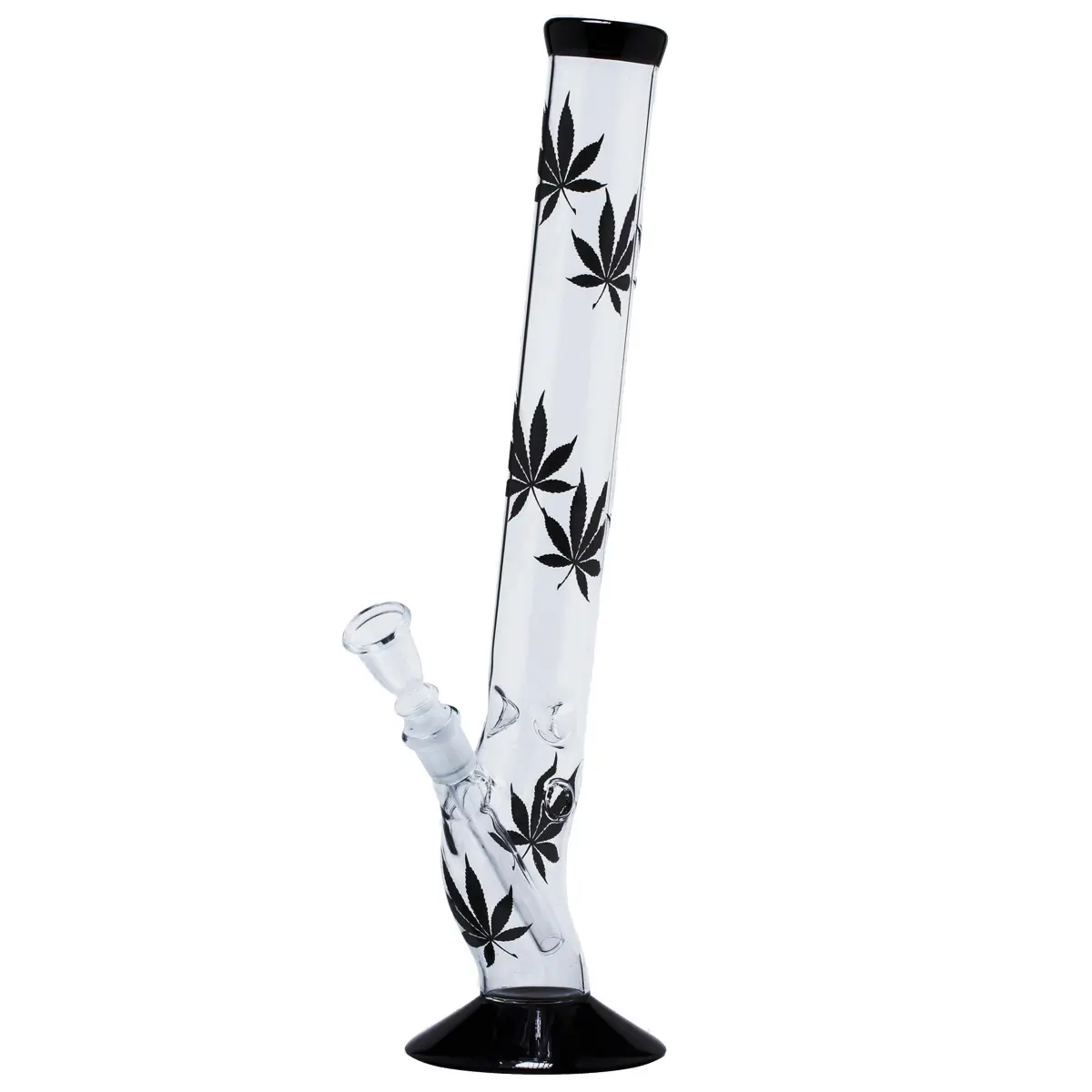 Bong multileaf edición negra 42cm
