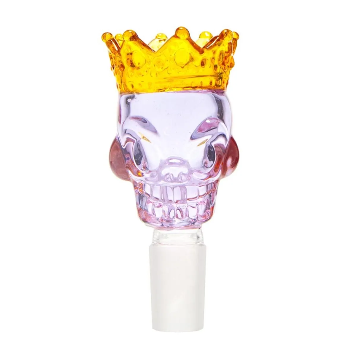 Cazoleta Skull King calavera violeta / dorado