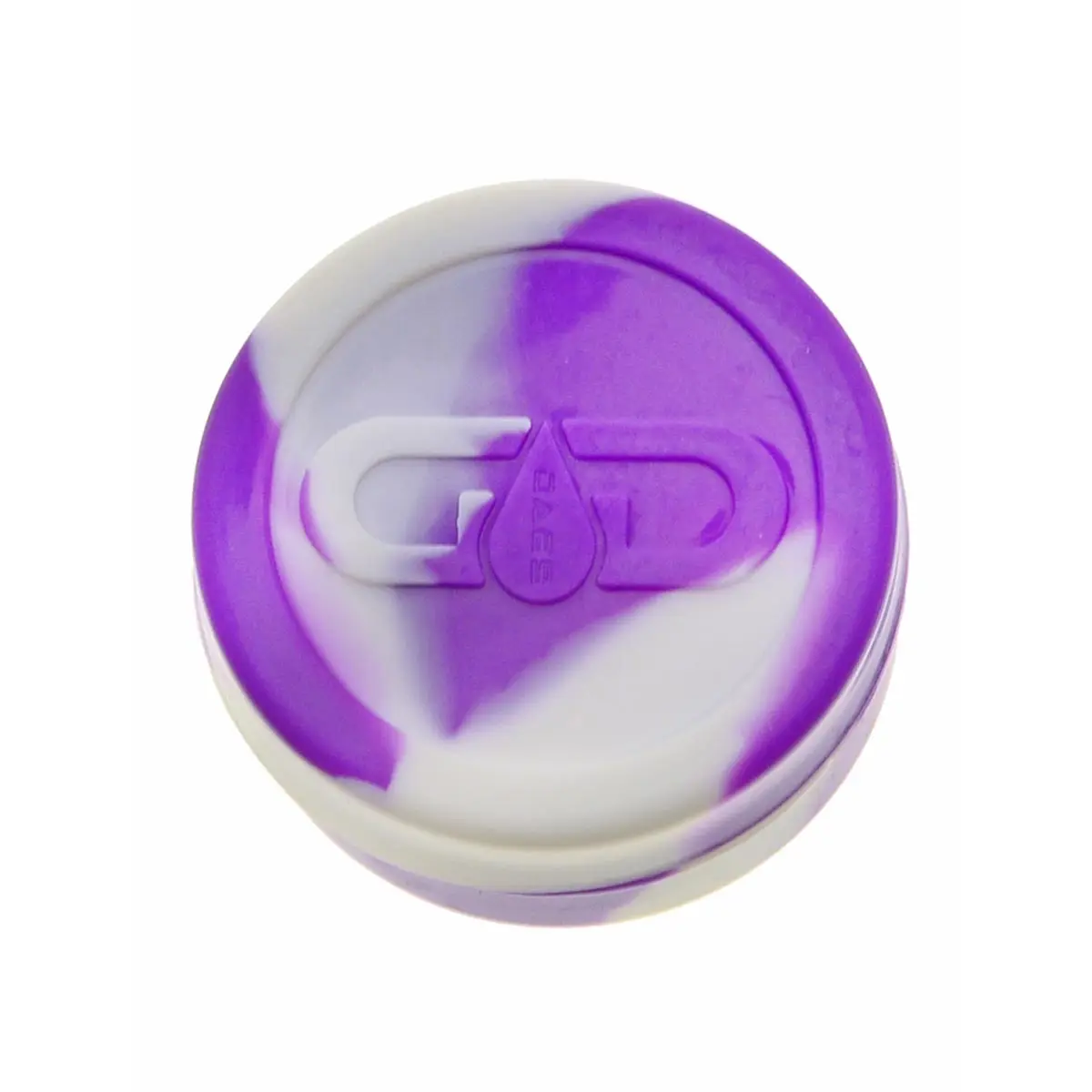 Grace Glass recipiente de silicona XL Lila-Blanco