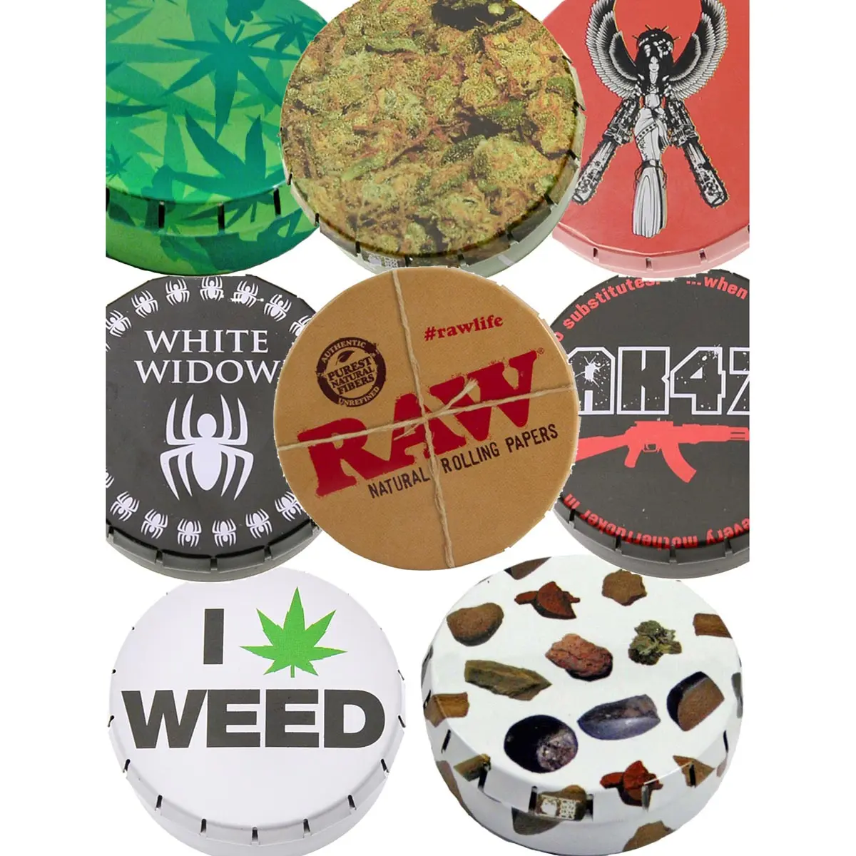 Headcase caja de metal - varios diseños