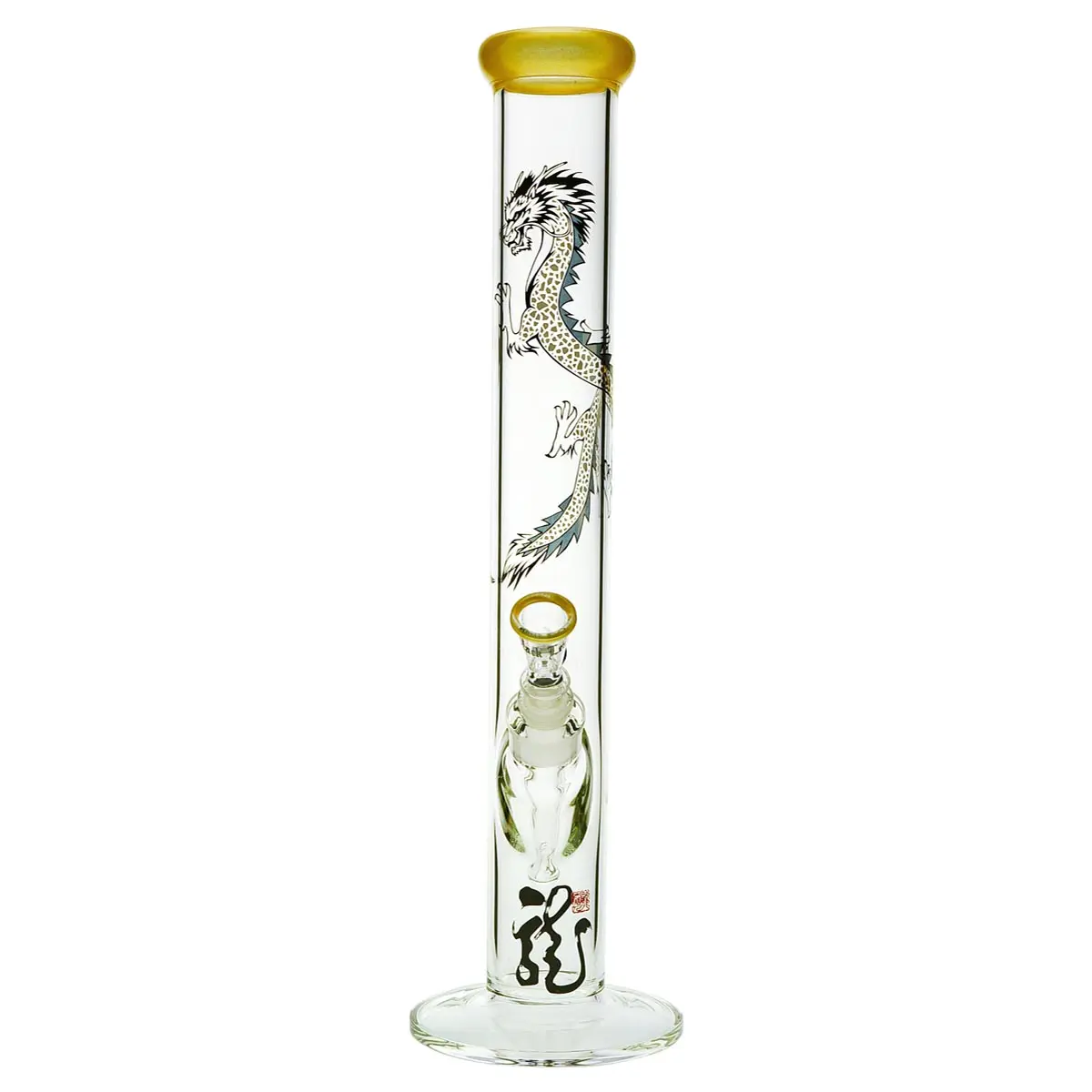 Black Leaf Bong GTI Golden Dragon recto