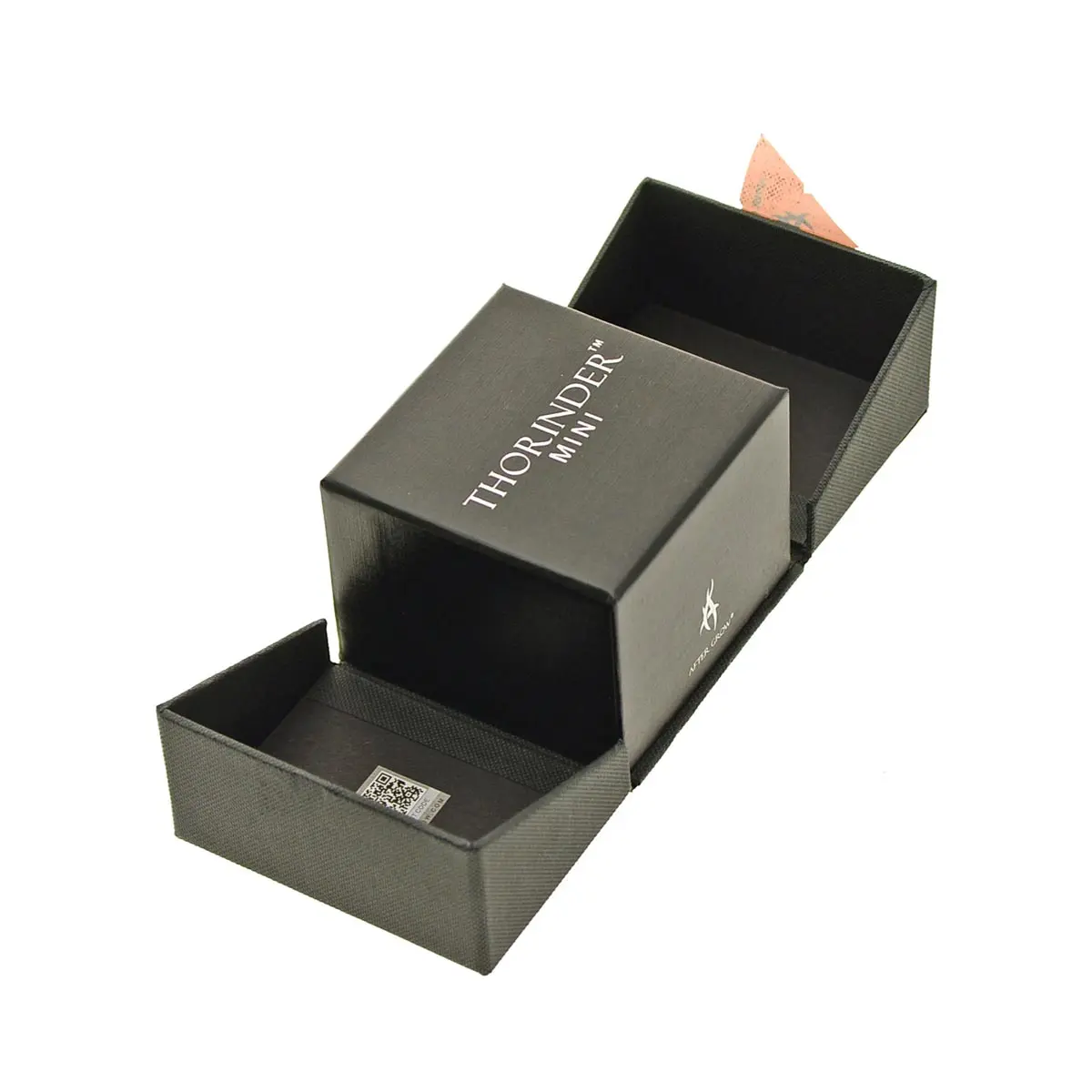 Thorinder Grinder con ventana negro / naranja Mini