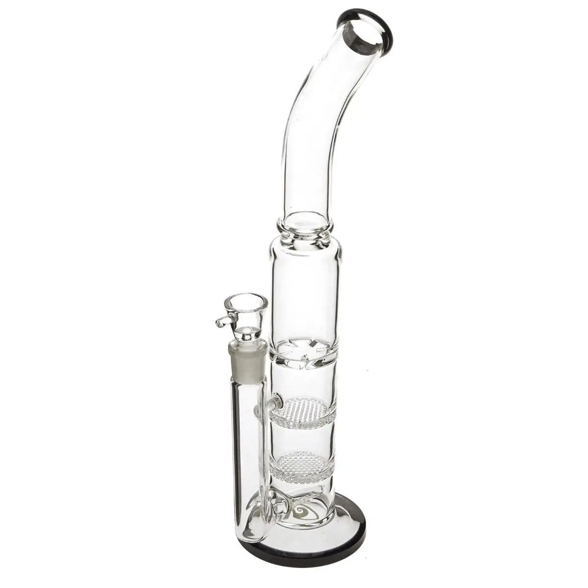 Bong Turbina triple 38cm - transparente