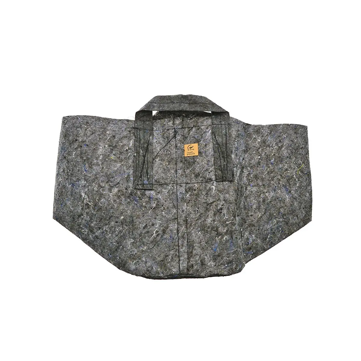 Root Pouch gris con mango 250gr/m² 30L