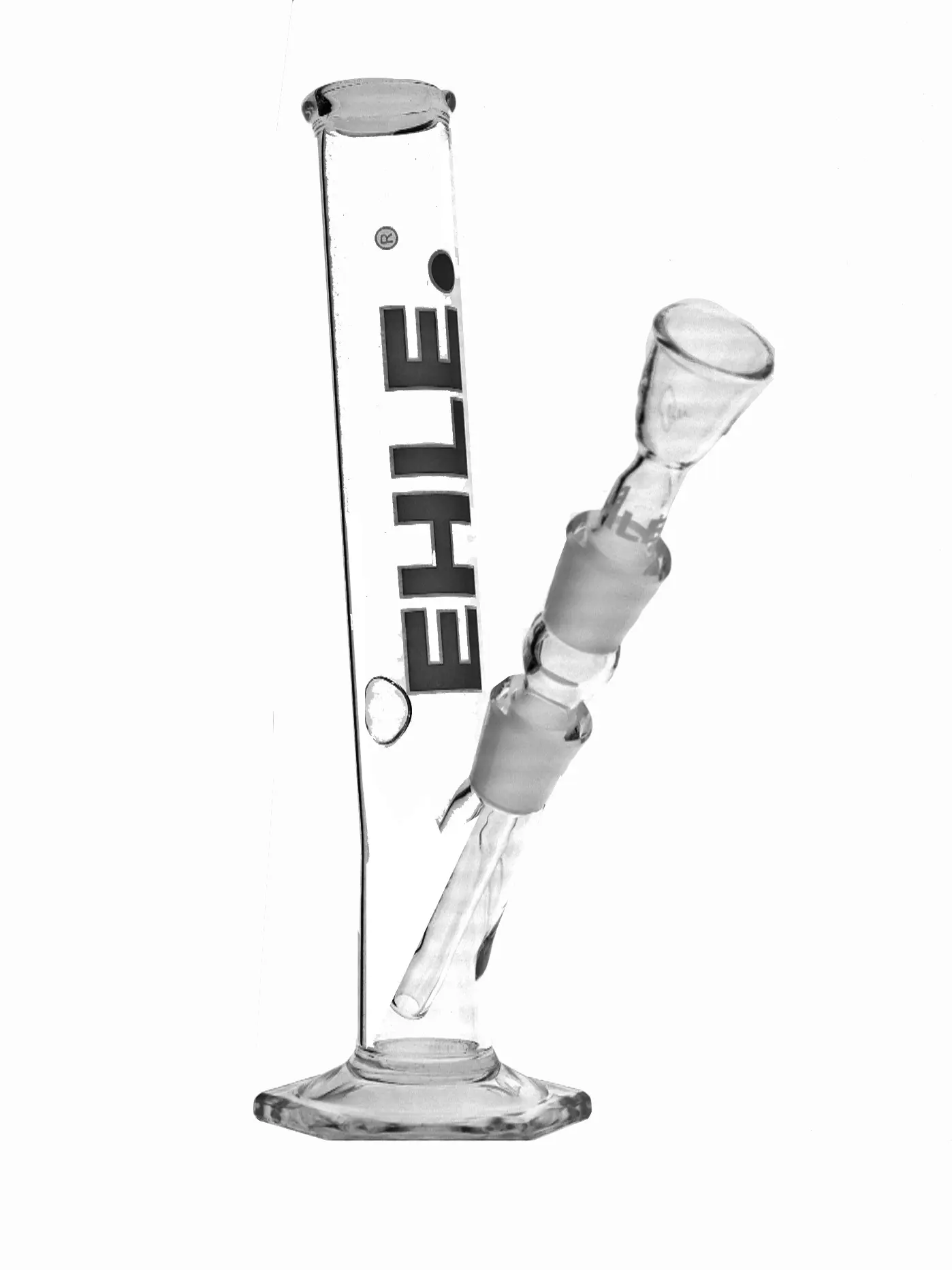 Bong Ehle 100ml 14,5 - arqueado - negro