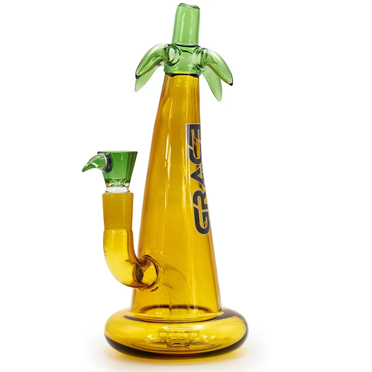 Grace Glass 'Yellow Palm' 27 cm