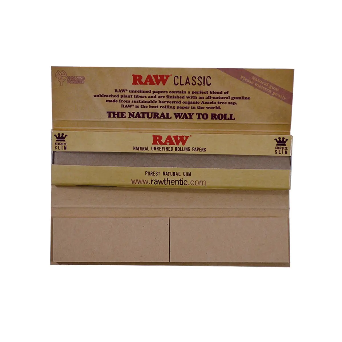 RAW papel de fumar King Size Slim con filtros