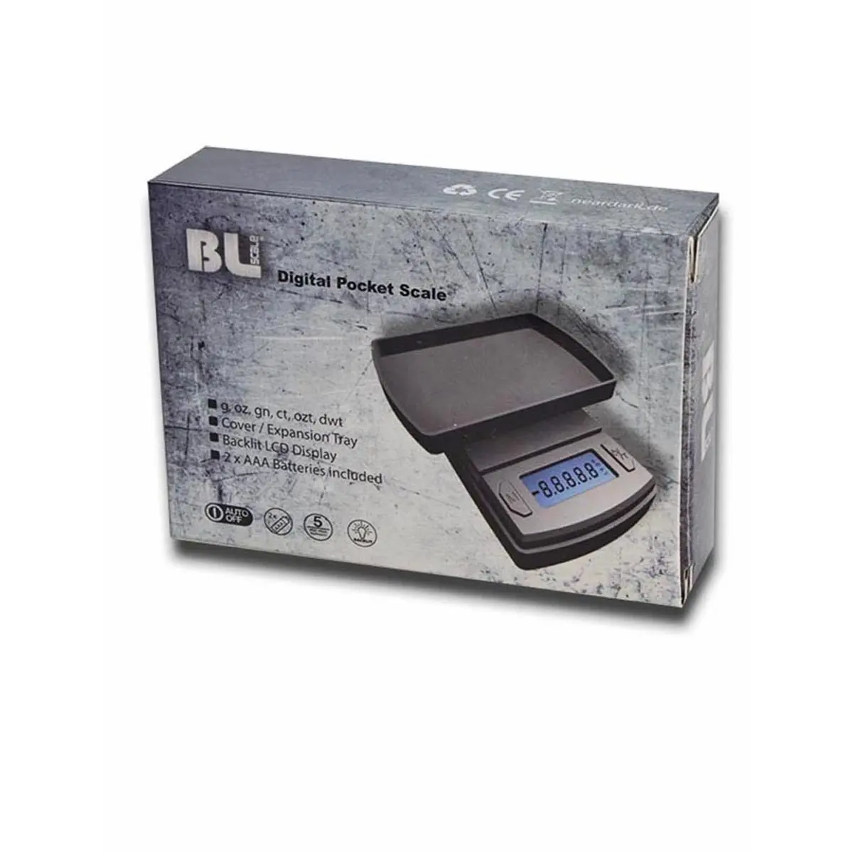 BLscale Tara Balanza digital 500g/0.1g