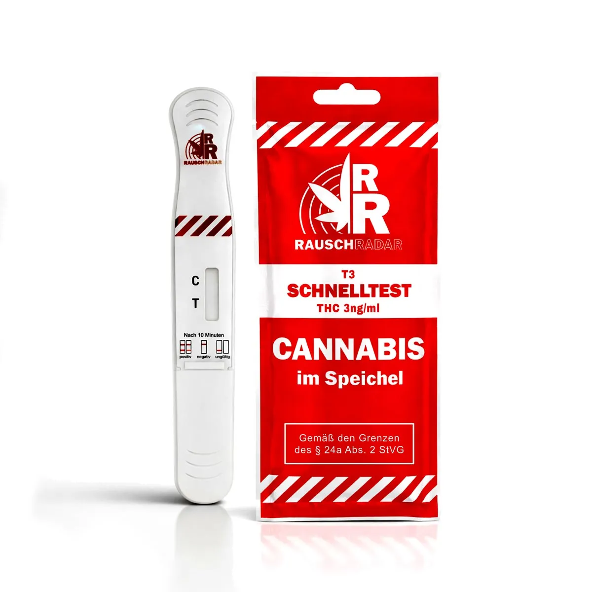 Rauschradar Prueba de saliva de cannabis / THC 3 ng/ml