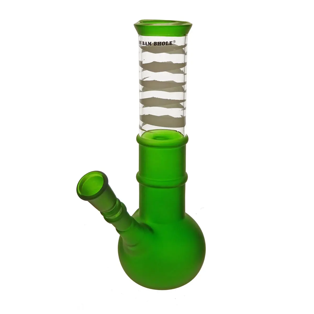 Bong de vidrio arenado 24cm 14.5mm Verde