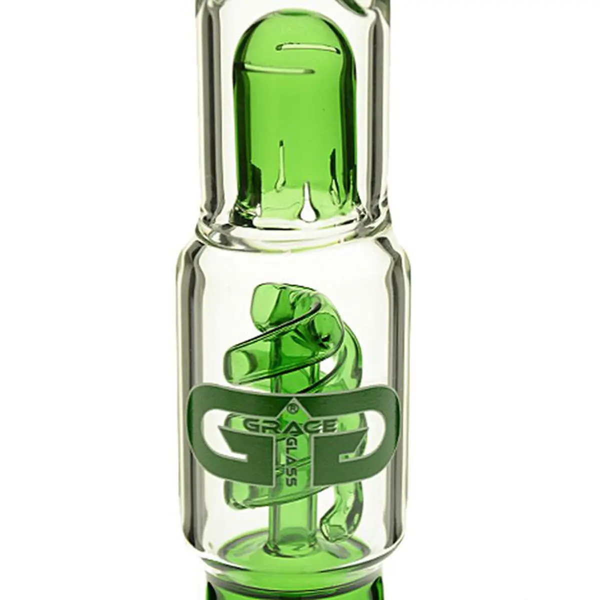 Grace bong de cristal "Lewd Green Lucy" 35cm
