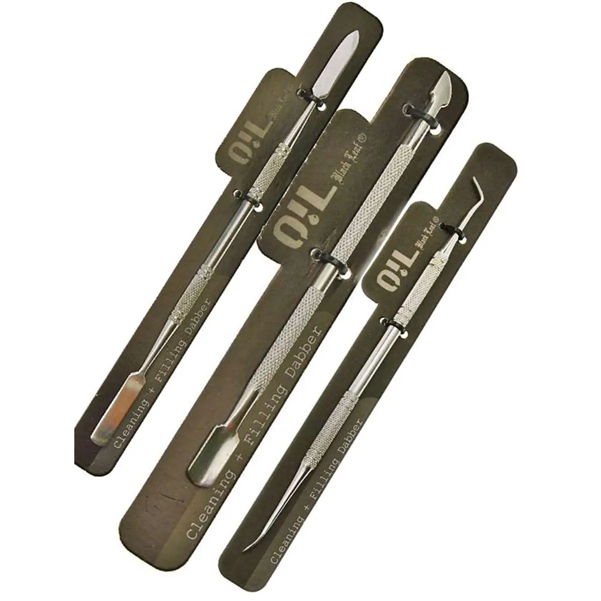 Black Leaf Herramienta dabbing para aceite de acero inoxidable