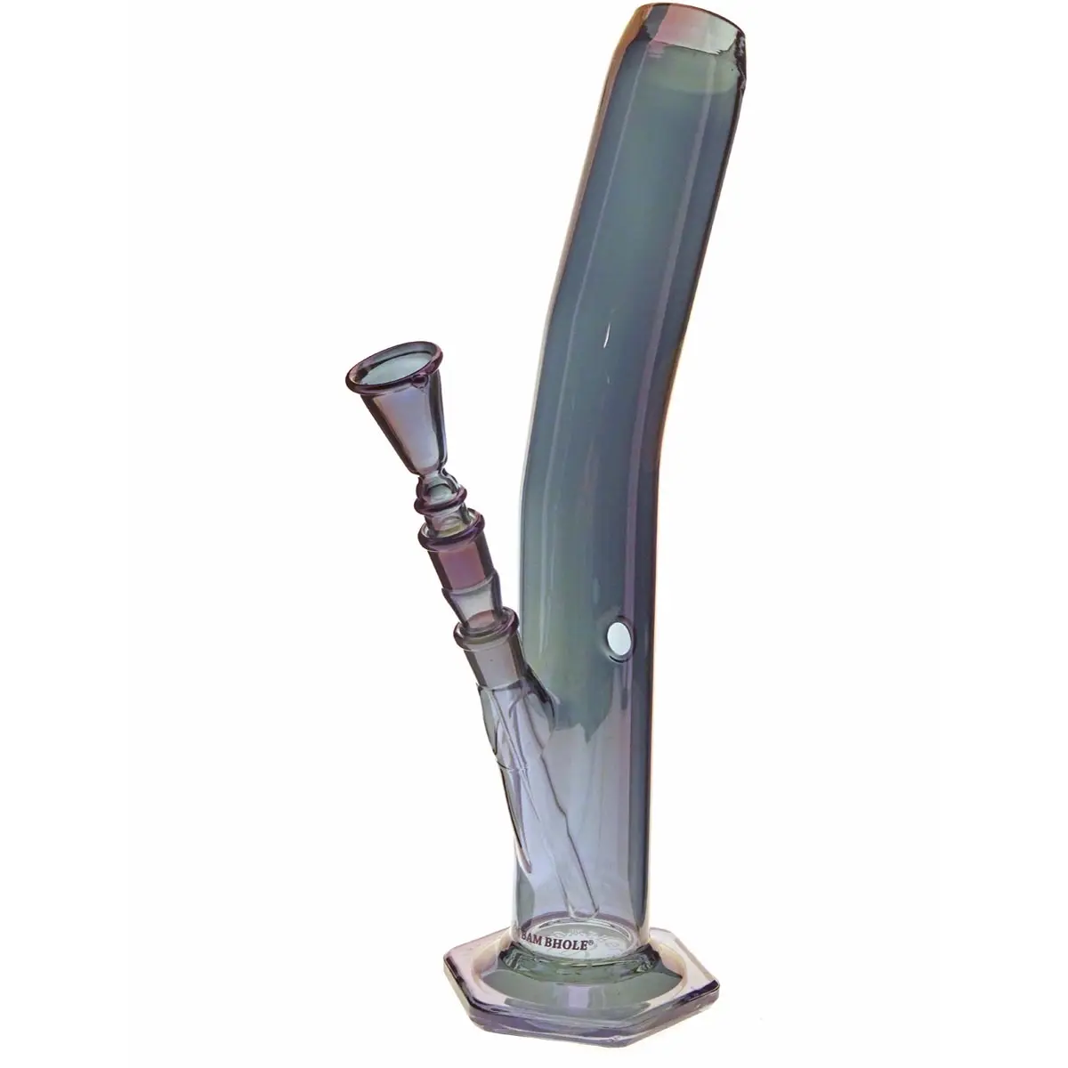 Bong paladio metalizado curvado