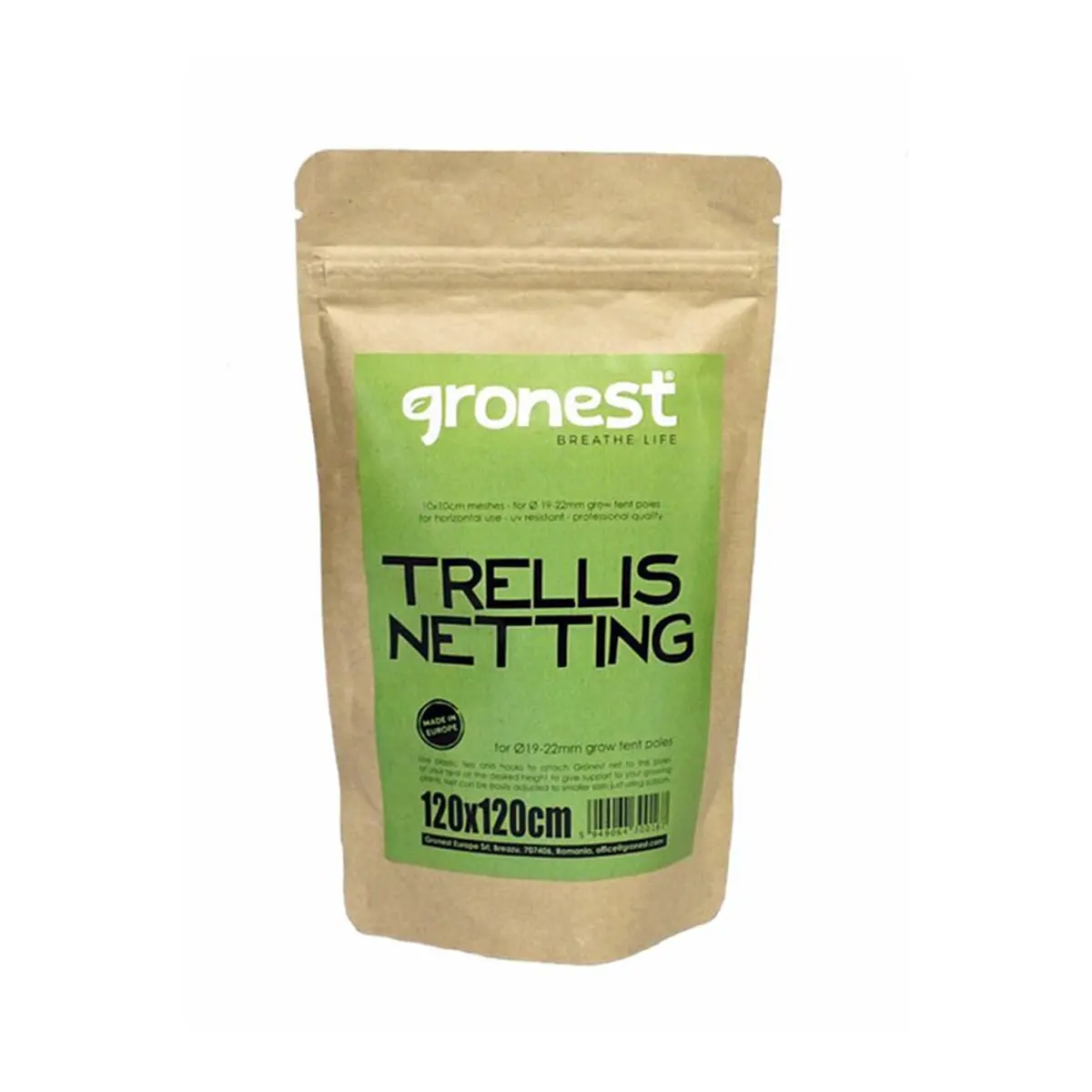 Malla de soporte Gronest para plantas - 120x120 cm, para varillas de 19-22mm